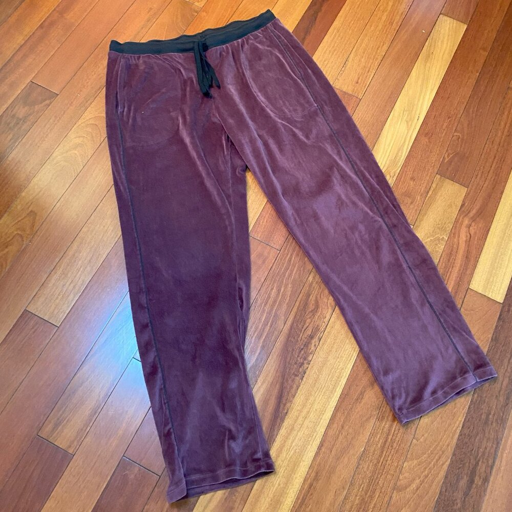 Purple Fleece Pajama Pants Size Large